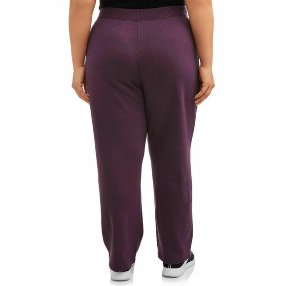 Terra & Sky Women's Purple Fleece Active Sweat 5X - Picture 2 of 9